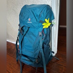 Deuter Blue Hiking Backpack